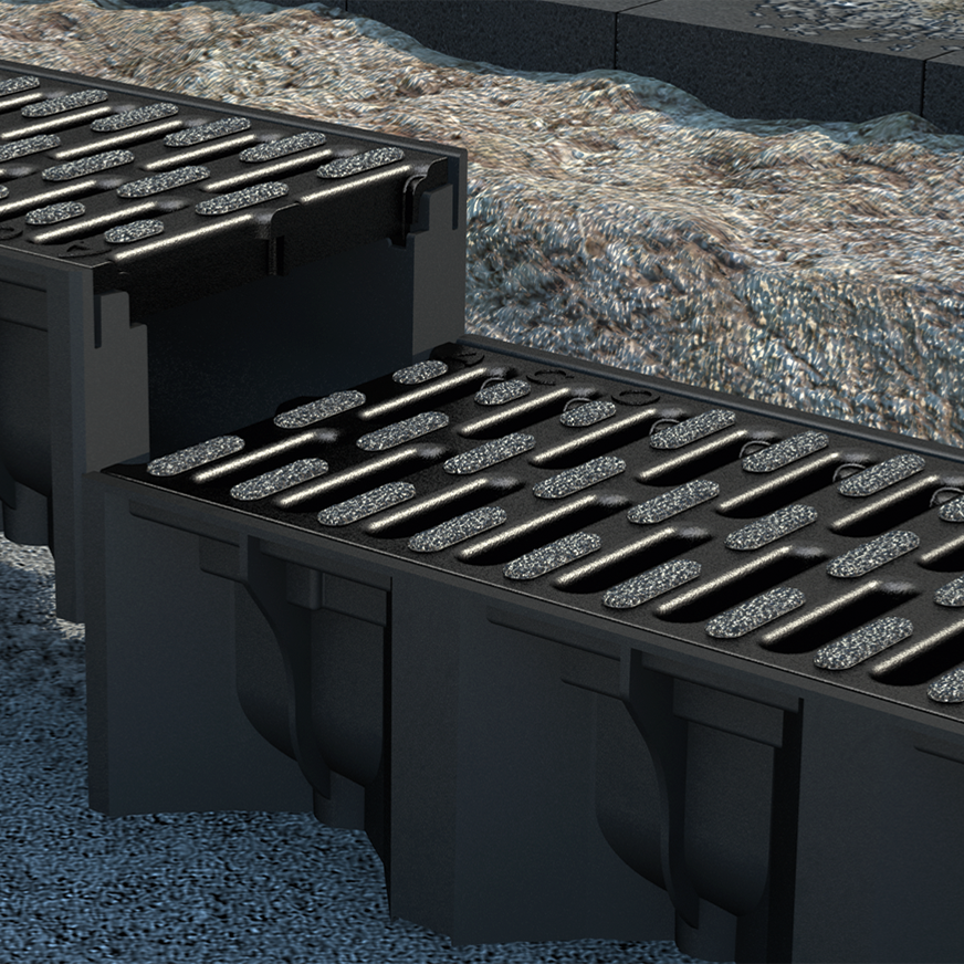 HexaLine Black Plastic Channel - Image 3