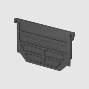 Black Plastic Closing End Cap