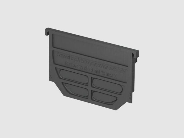 Black Plastic Closing End Cap